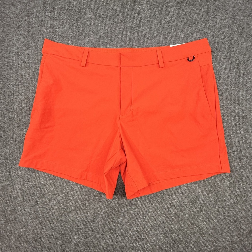 Nike Shorts Mens 38 Orange Athletic Casual Performance Stretch Pockets Summer US - Picture 1 of 11